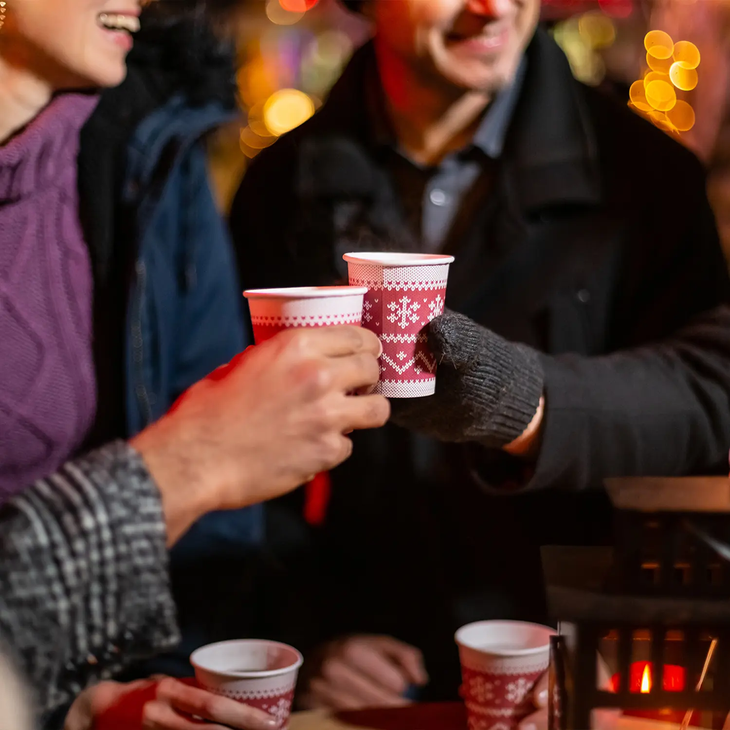 Glühwein und alkoholfreier Punsch vom Veranstaltungsservice Huber